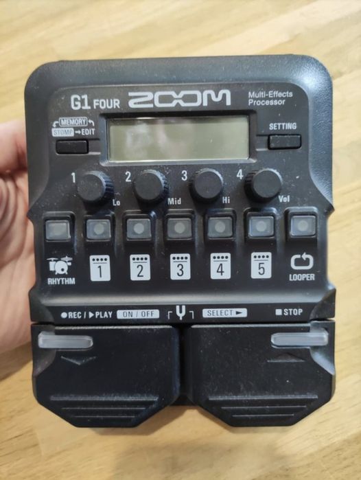 Procesor Zoom G1 vioara Saxofon Voce.