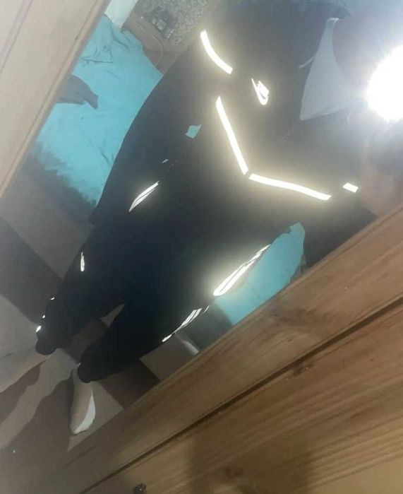 Nike Tech Fleece Reflective - Черен Екип (Светлоотразителни Елементи)