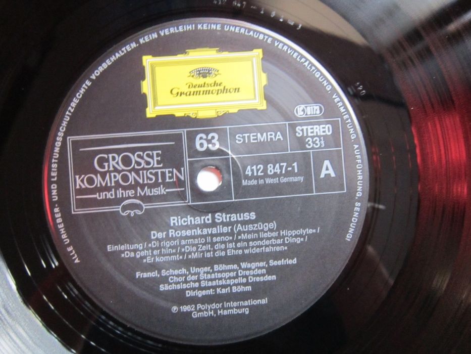 vinil rar Cavalerul rozelor -Karl Bohm 1980 Richard Strauss
