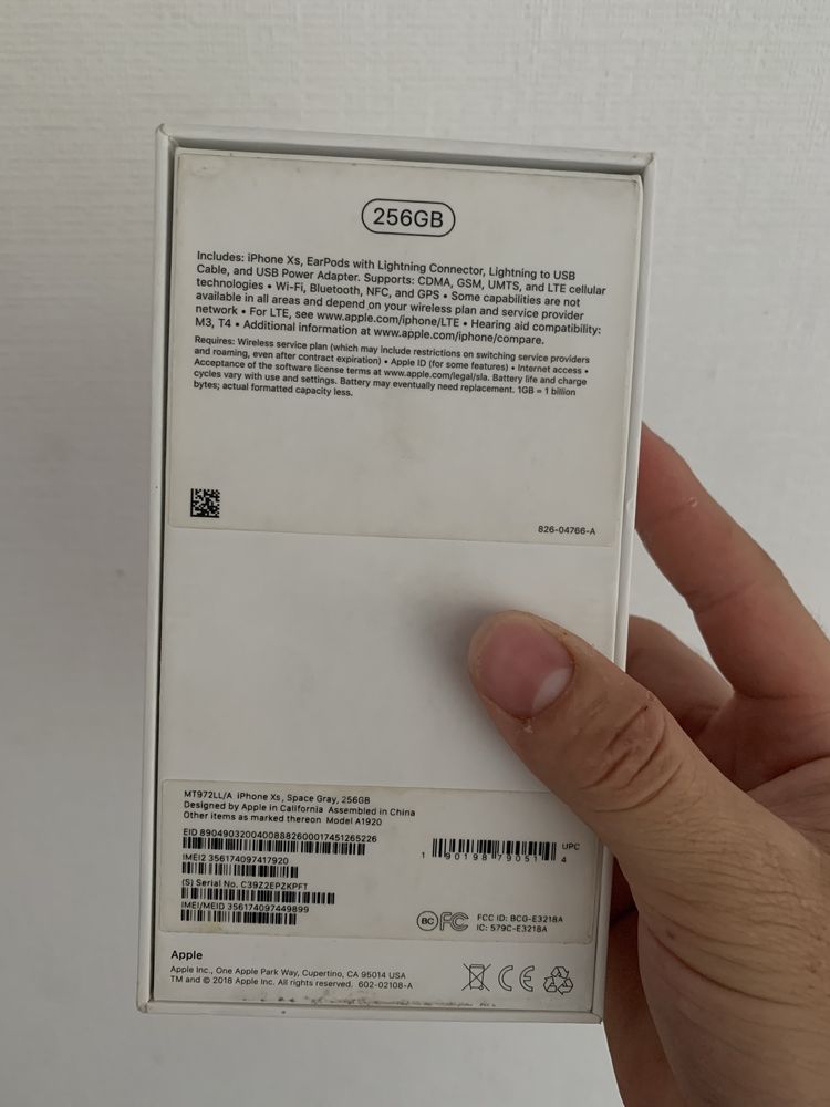 iphone xs 256 tali