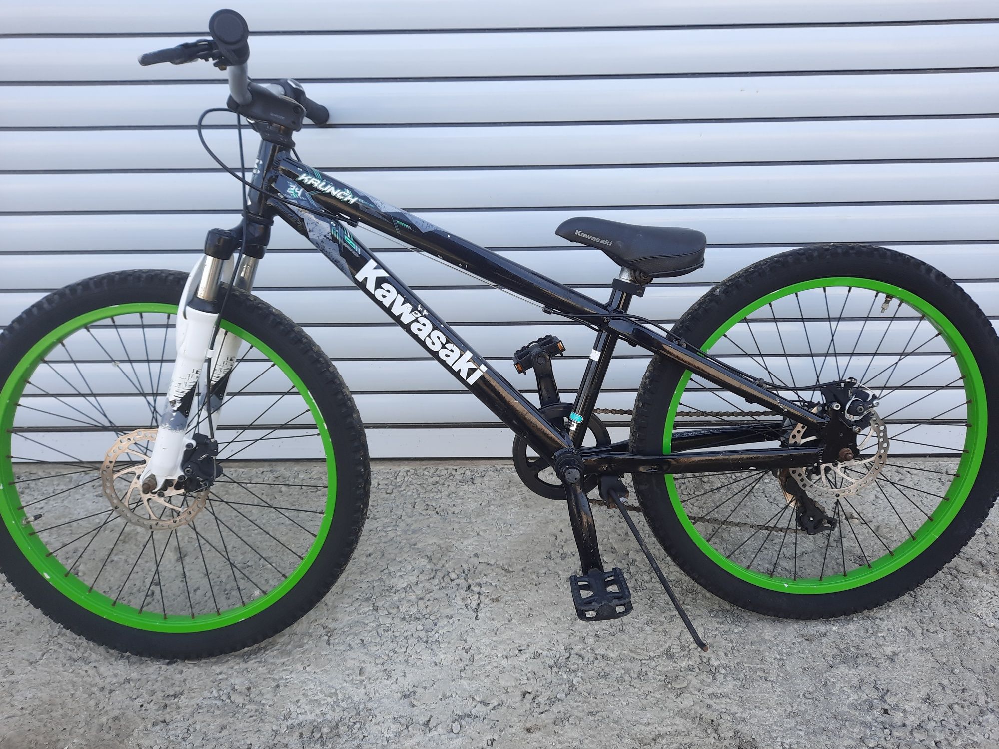 Bicicleta 24" Kawasaki Dirt Krunch,Aluminiu, pentru copii 8-11 ani.