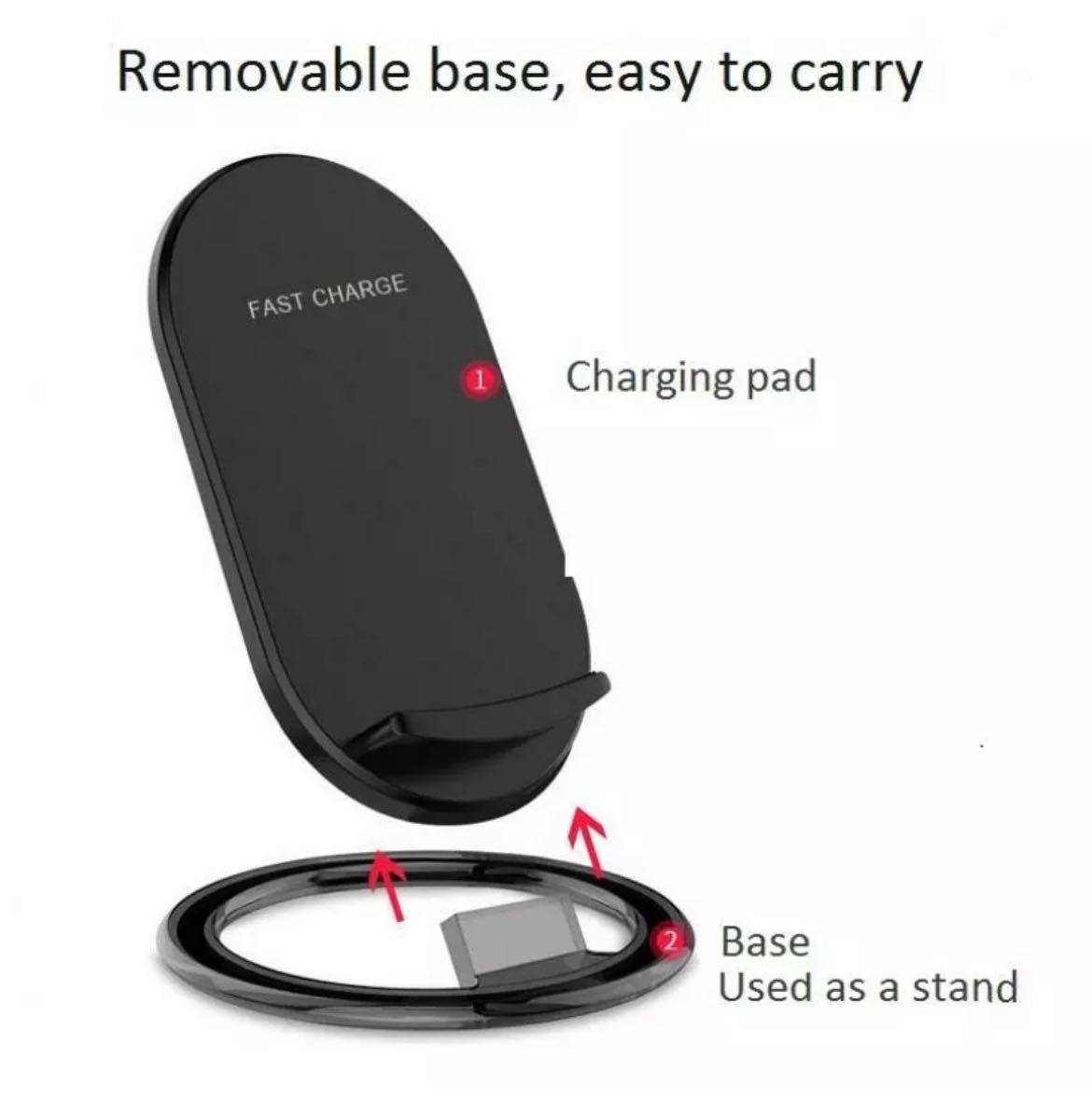 Fast Wireless Charging Stand 2 Coins NOU