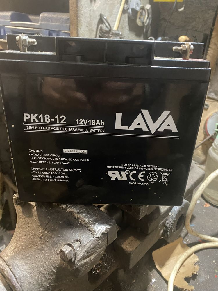 Батерия 12v 18ah Lava
