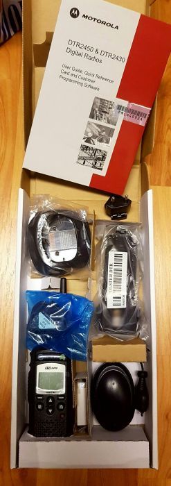 Statie Motorola DTR 2450 = conversații private (criptate) banda 2.4Ghz