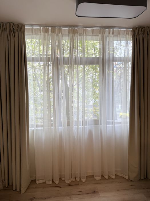 Perdea la comanda din voal