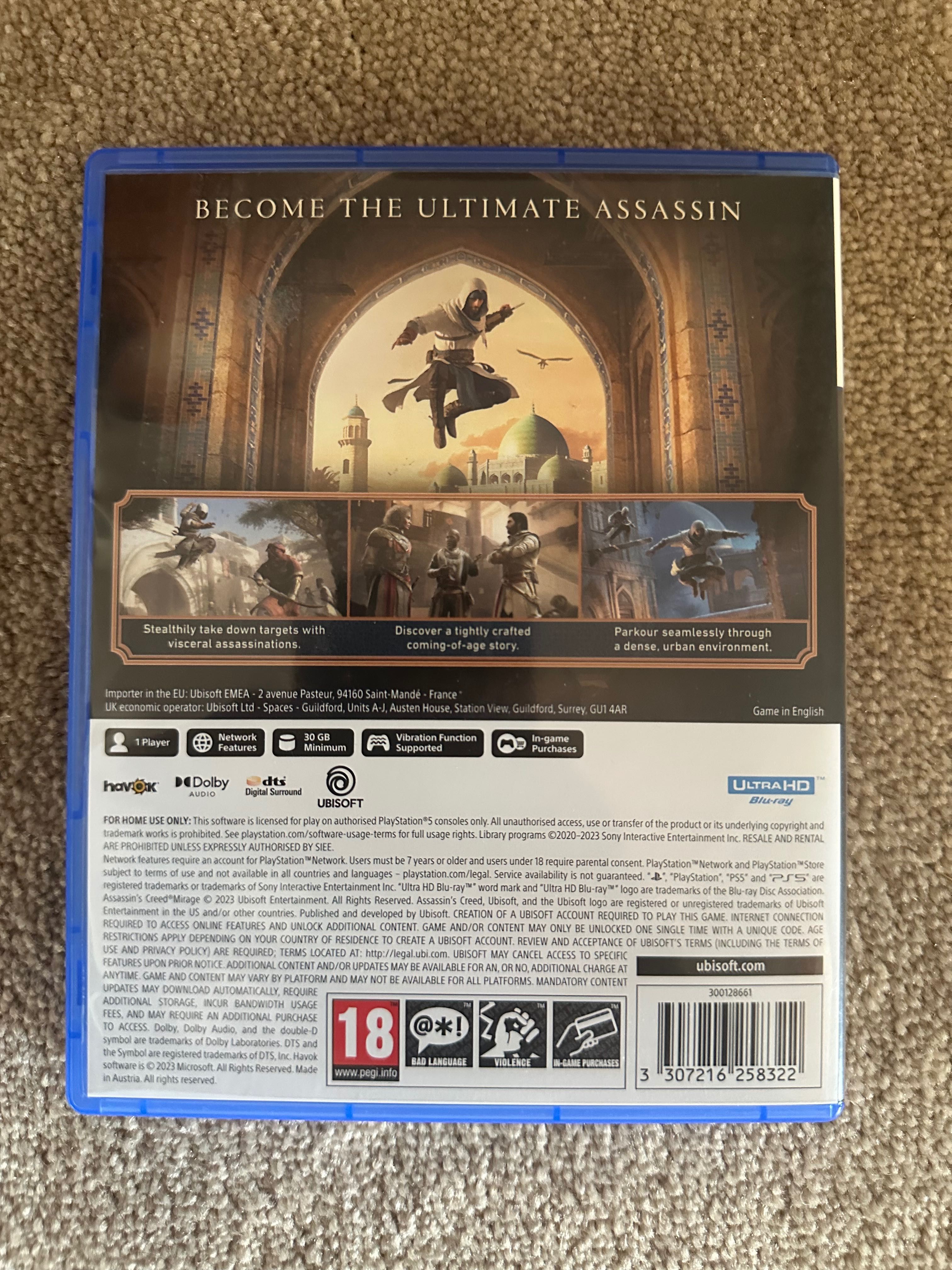 Assassins Creed Mirage PS5