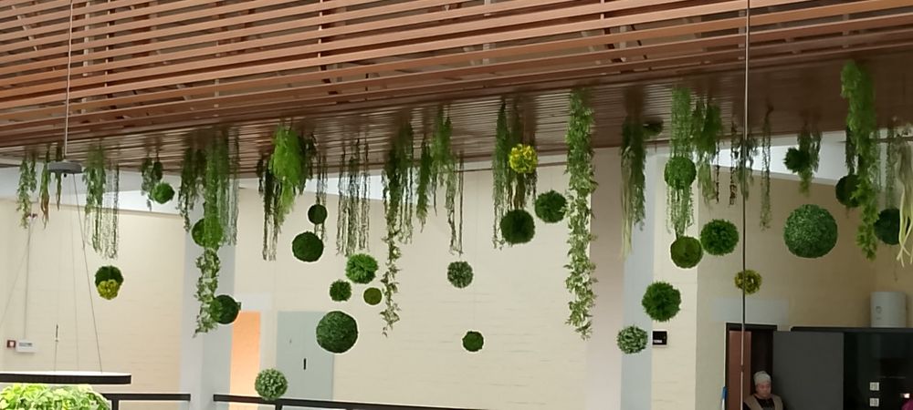 Искусственные растения озеленение искусственные цветы и деревья