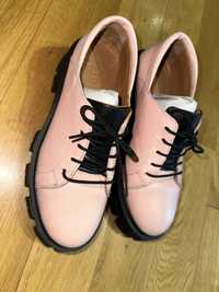 Pantofi DASHA roz nr.38 piele naturală