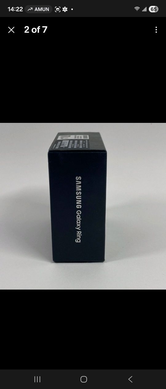 Galaxy Ring размер 8 Titanium Silver