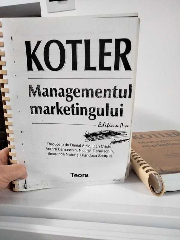 Kotler - xerox
Managementul Marketingului. 1027 pagini