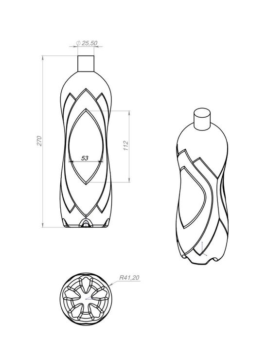 Пресс форма для пет капсул (1 литровая)