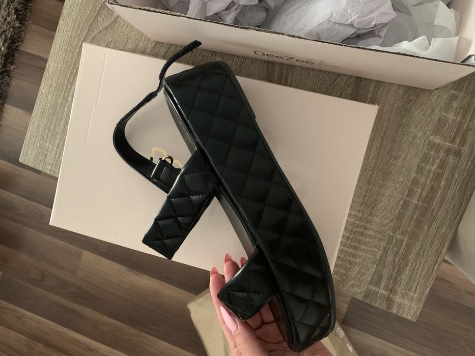 Sandale Negre DeeZee 36