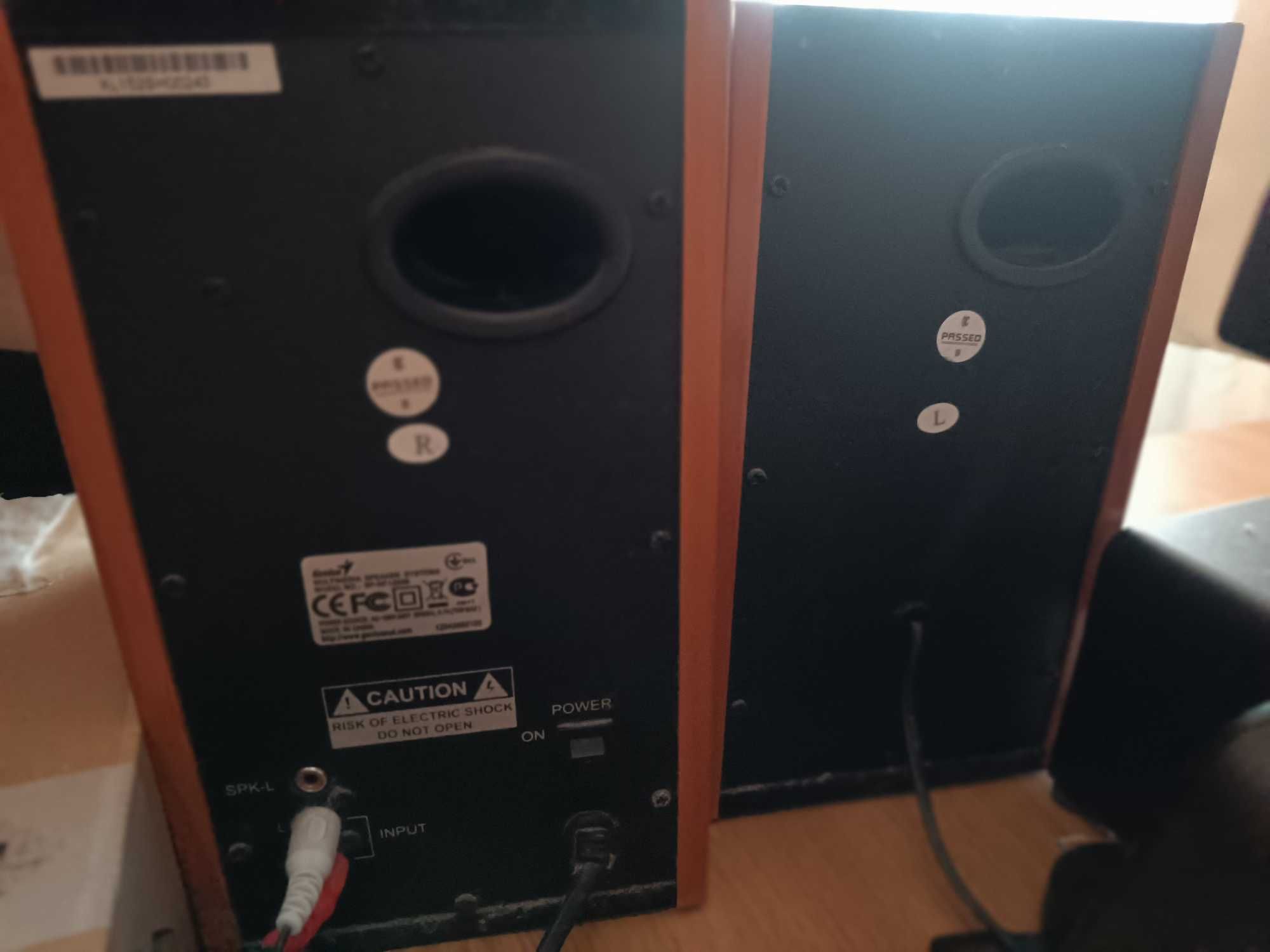 Boxe 2.0 Genius SP-HF1255B, 40W RMS, Wood