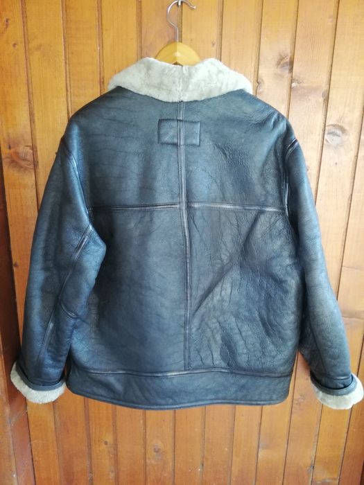 Geaca Aviator piele Offset M cu blana