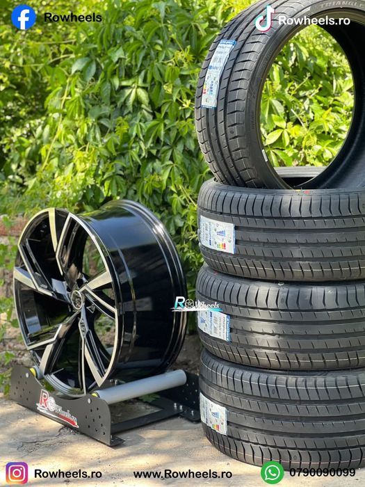 Jante AUDI 22 R22 A6 A7 A8 Q3 Q5 Q7 Q8 22 R22 Black Anvelope Vara Roti audi