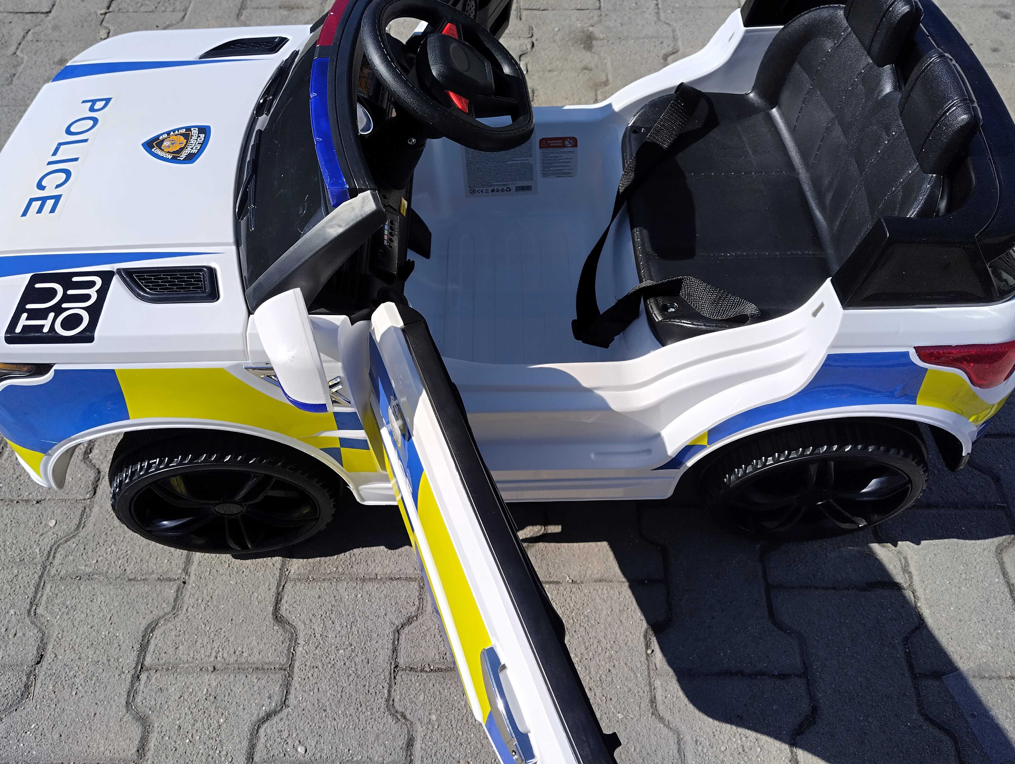 POLICE акумулаторен джип SQUAD бял
