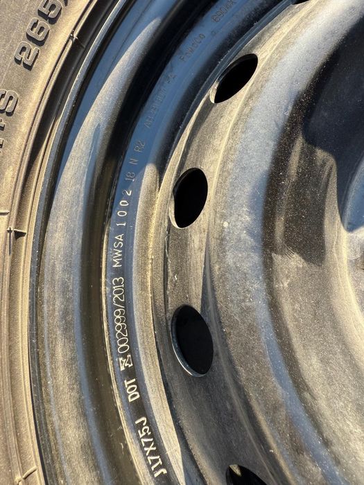 Janta rezerva Ford ranger noua 265 65 17 Goodyear m+s