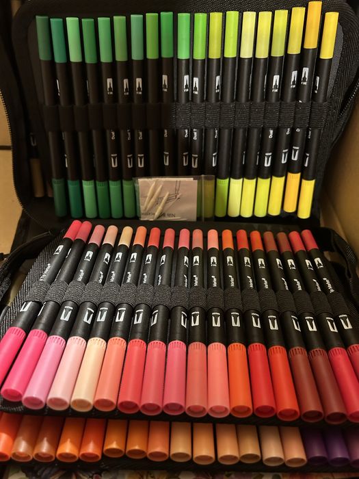 Set 158 markere cu 2 varfuri