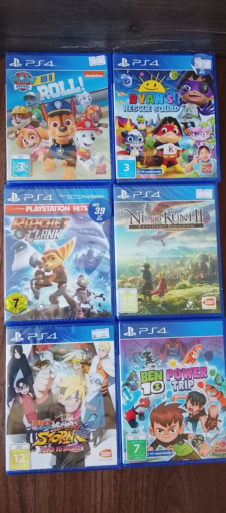 Playstation 4га очилмаган янги дисклар сотамиз нархи 20$