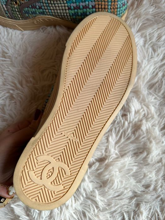 Chanel кецове ест.кожа