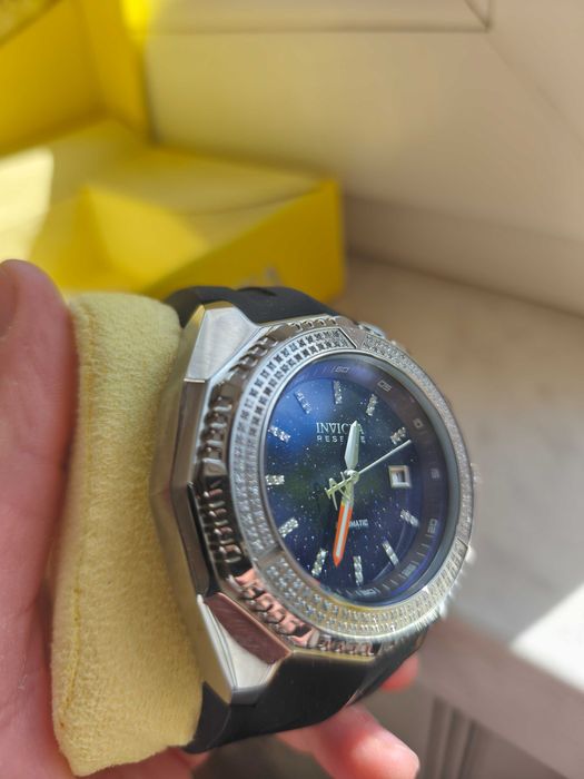 Original autentic INVICTA AUTOMATIC diamond WATCH, Seiko nh35