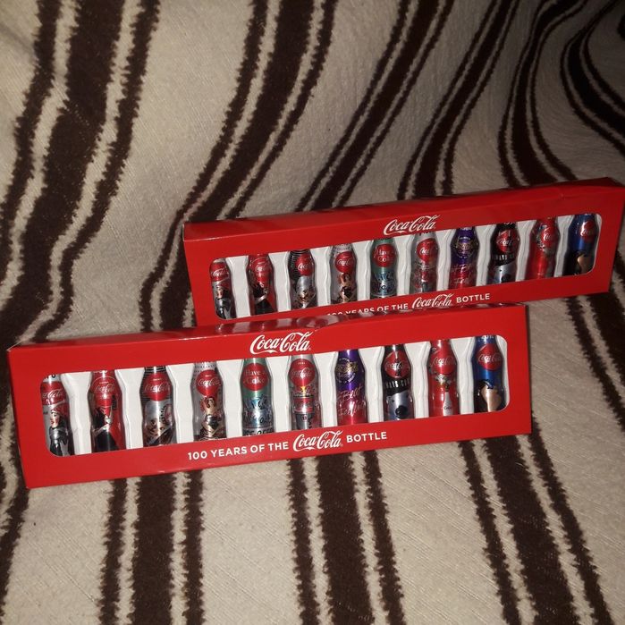 Canite plastic pentru bebe,set retro Coca-Cola