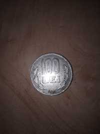 Monedă 100 lei anul 1991