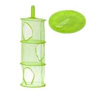 Organizator cos pliabil jucarii, verde, 84 x 28cm