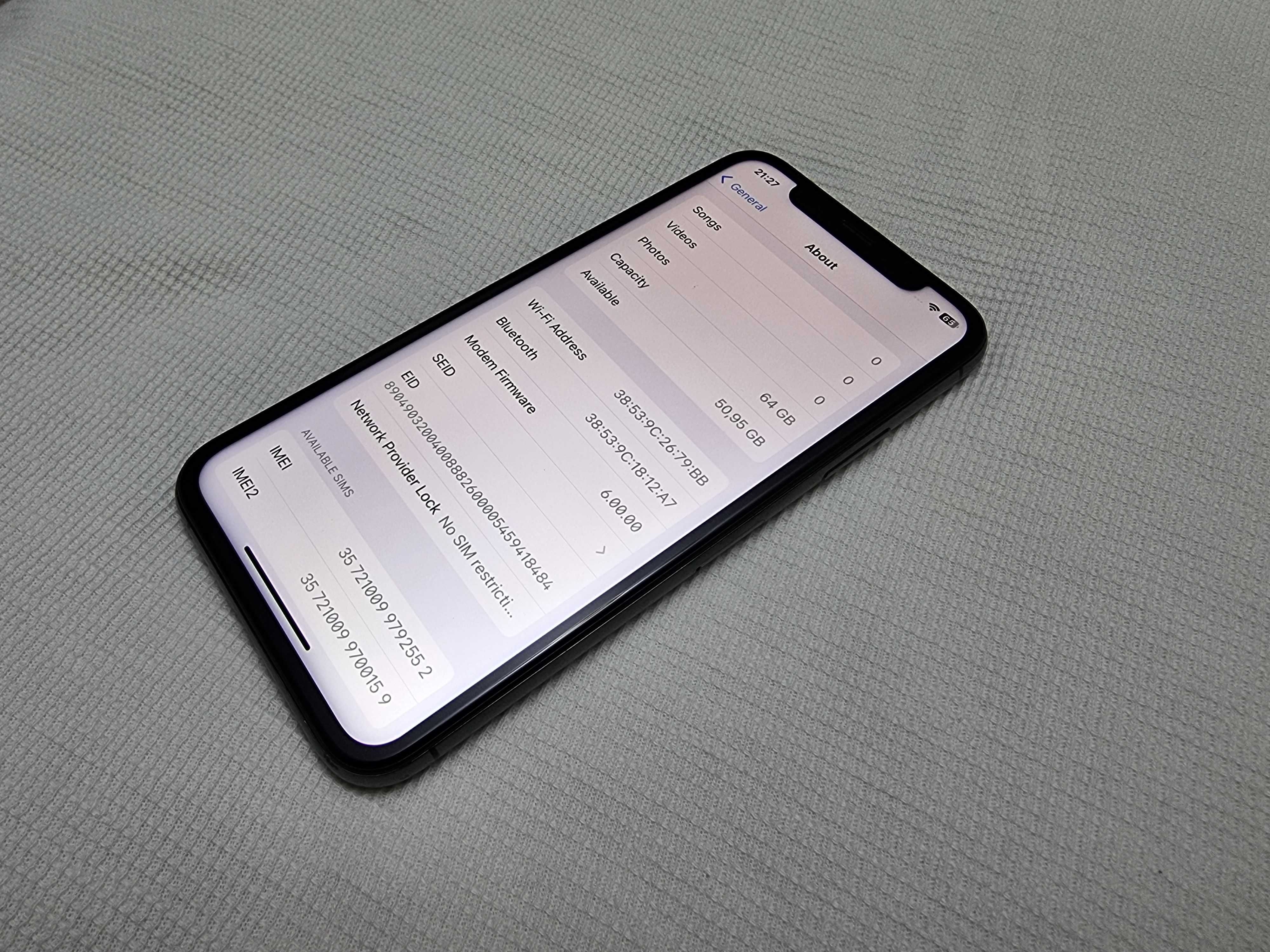 Iphone XS 10/10 Liber Neverloked