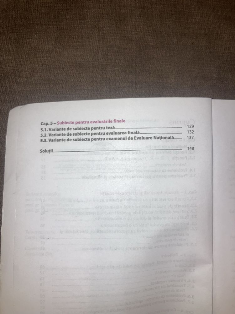 Culegere Matematica EDITURA CLUBUL MATEMATICIENILOR Clasa a opta