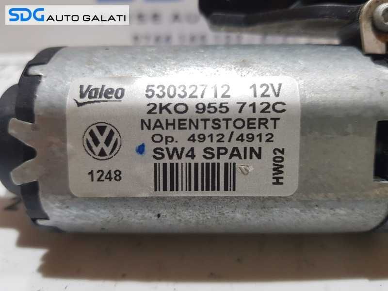 Motoras Stergator Geam Sticla Usa Portiera Portbagaj Spate Stanga VW Caddy 2003 - 2010 Cod 2K0955712C 53032712 [D0401]