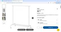 Suport umerase IKEA Rigga – 4 bucati (2 noi + 2 folosite)