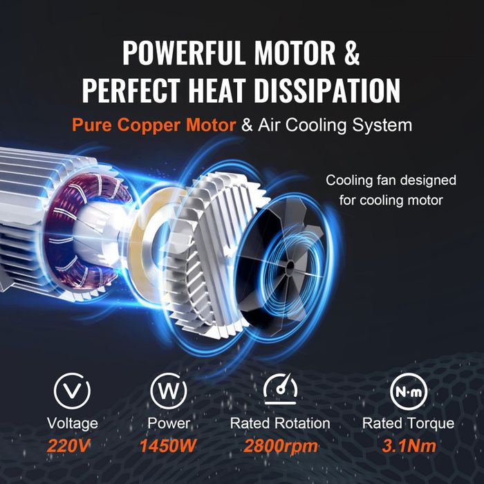 Troliu Electric 1450W, Control Wireless, Ridicare 800kg