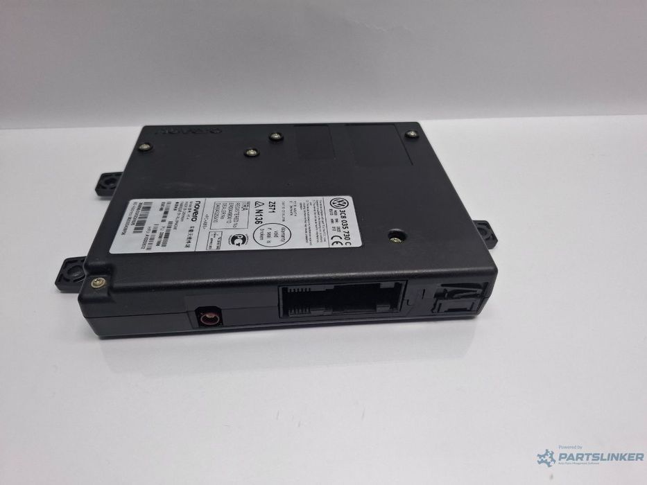 Modul bluetooth SKODA SUPERB II Estate 3T5 2009 - 2015 TDI CBBB, CFGB 3C8035730C