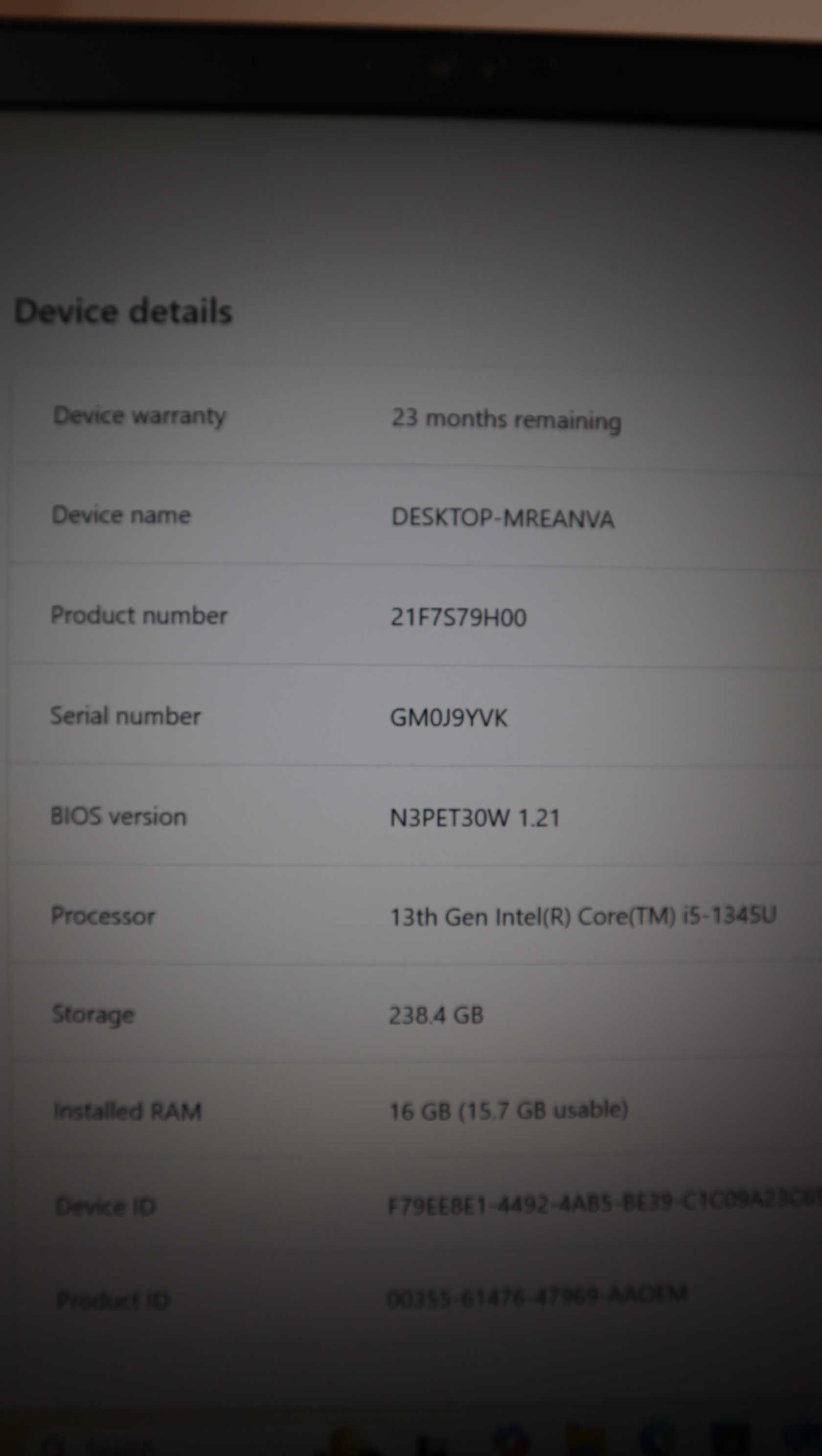 Lenovo ThinkPad T14s 4 Gen / i5 1345U / SSD 256GB / 16GB