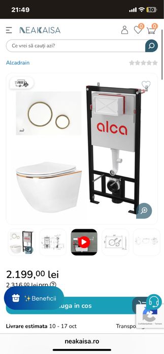 Vand WC suspendat Negociabil