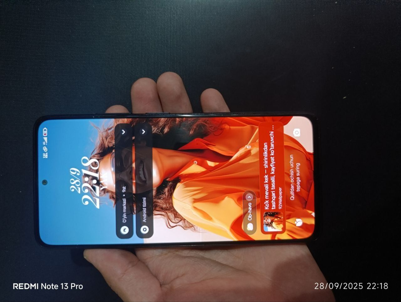 Sotuvda Redmi Note 12 Pro Alo holatda
