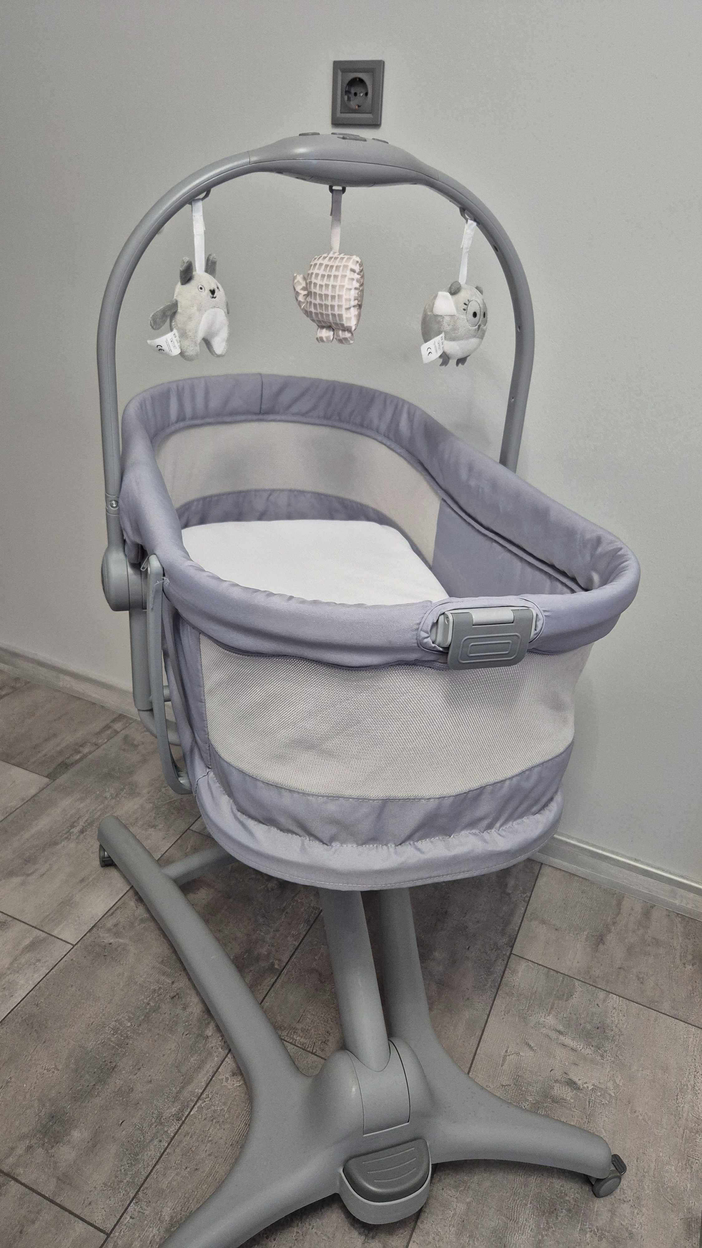Бебешка люлка Chicco Gear Baby Hug 4в1 , сив + подарък матрак