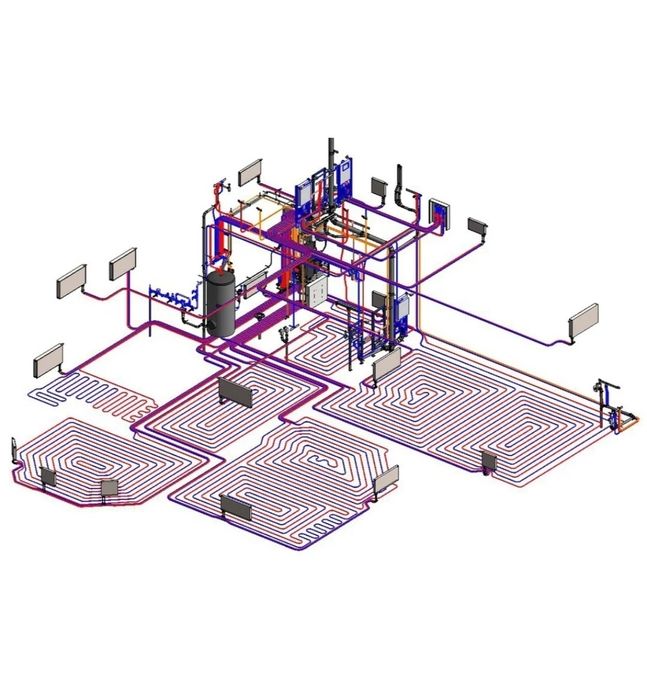 Монтаж отопления. Монтаж теплый пол. Сантехник Сантехника батареи