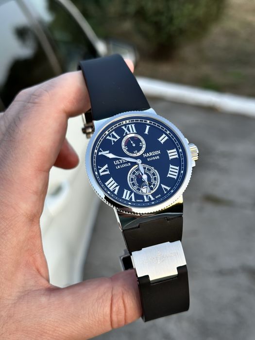 Ulysse Nardin Le Locle Black Dial Rubber