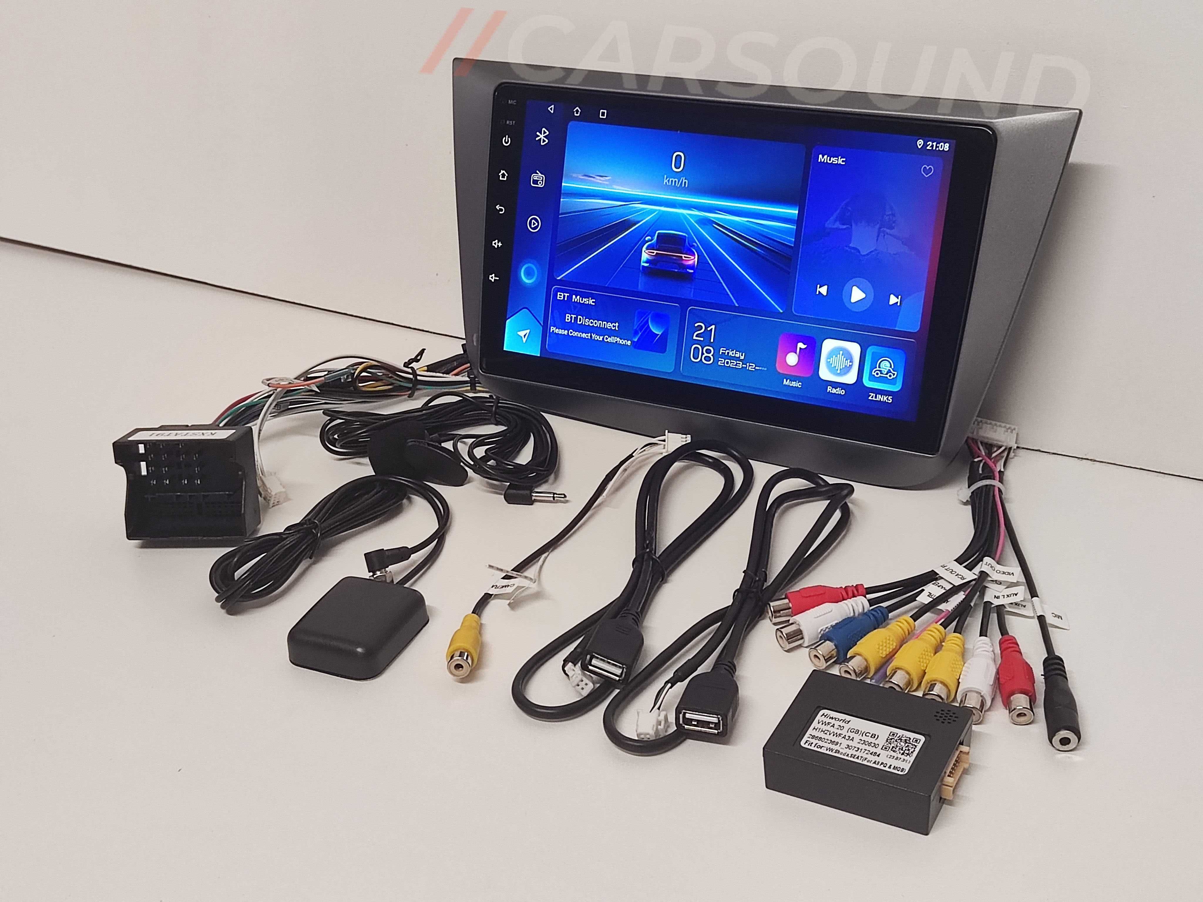 Seat Altea - 9" Мултимедия Android 14 Сеат Алтеа Навигация Андроид