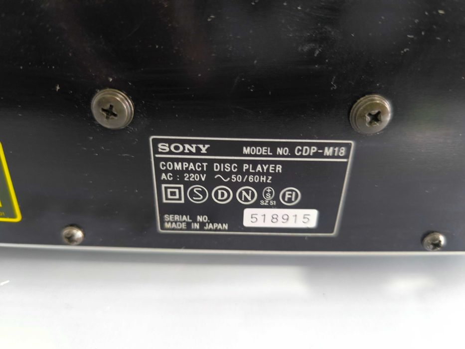 CD Player Sony CDP-M18 - Funcțional, Testat