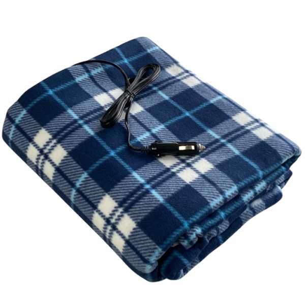 Електрическо одеяло за кола Mercado Trade, 12V, Син