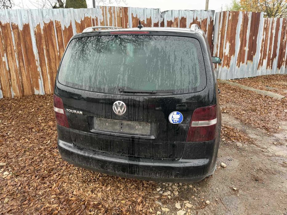 vw touran 2.0 tdi bkd на части кожа нави тоаран