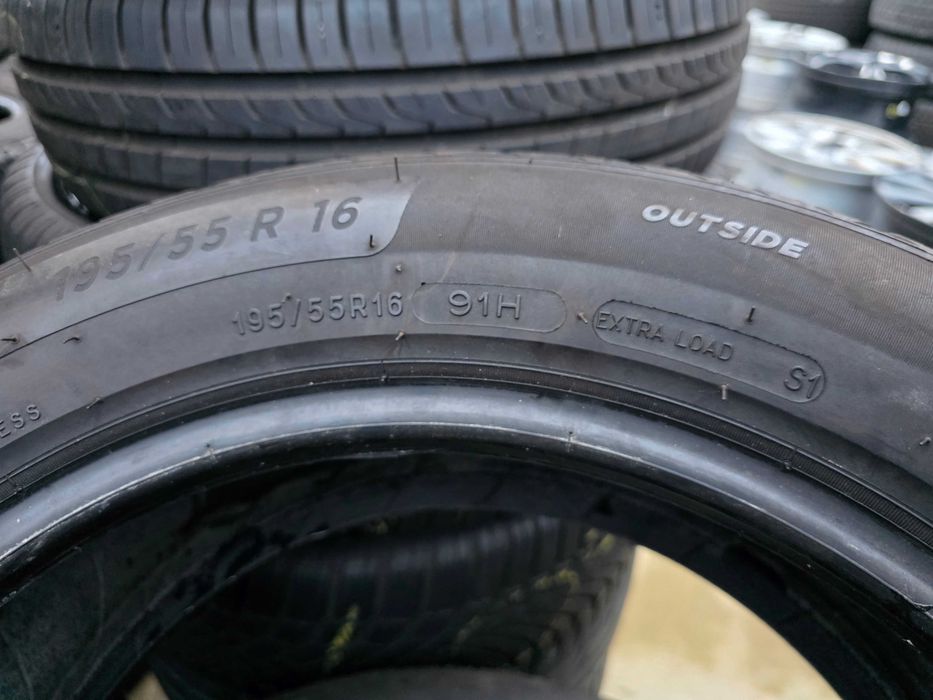 4бр Летни гуми 195 55 16 - Michelin - DOT 2024