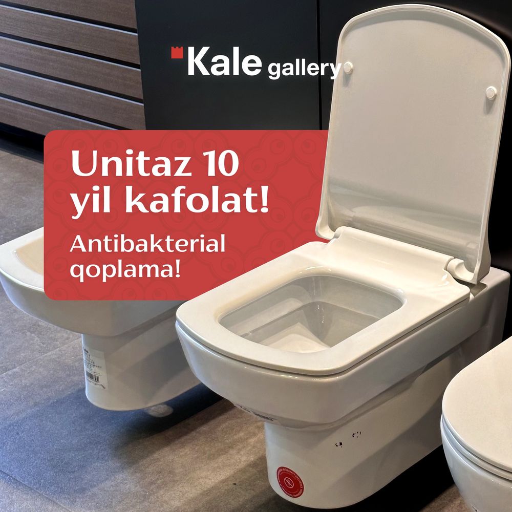 Unitaz atibakterial, 10 yil kafolat! Ornatish yetkazib berish bepul!
