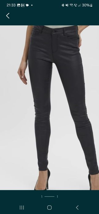Pantaloni piele L Vero Moda