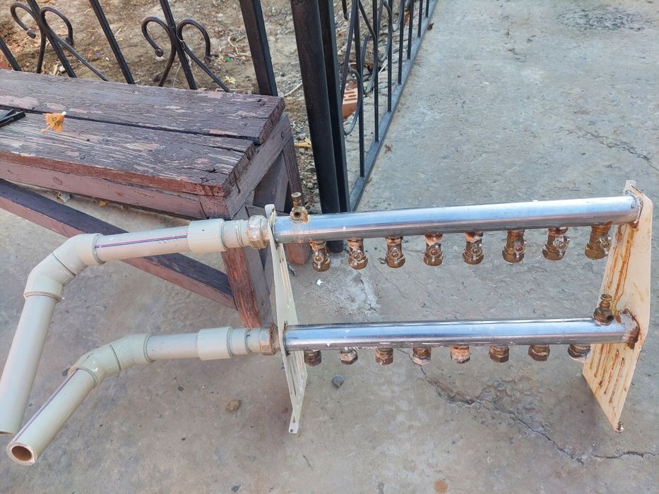 Колектор для теплого пола под трубу 15 цена 10000 тг