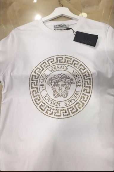 Запазена-Тениска-Versace crystal medusa