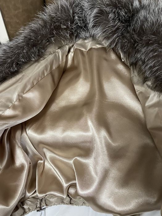 Geacă noua cu guler dun vulpe